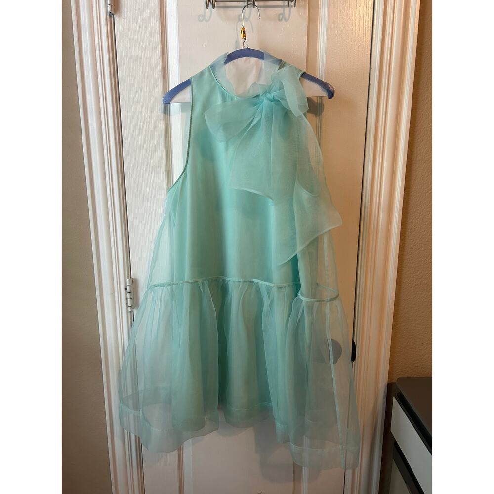 BHLDN mint green whimsy ethereal mini tulle dress large